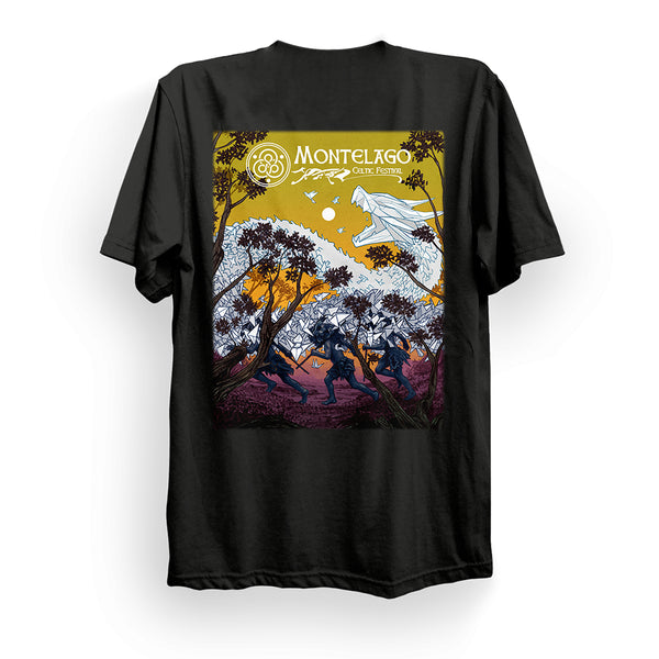 T-shirt nera uomo