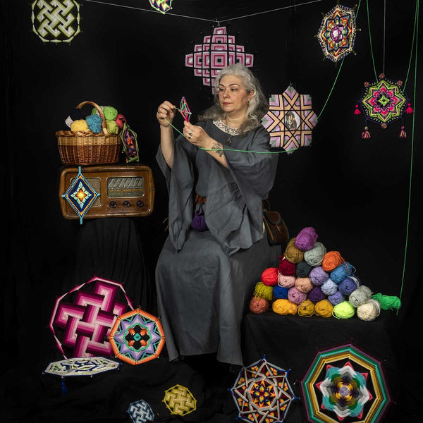 Mandala weaving